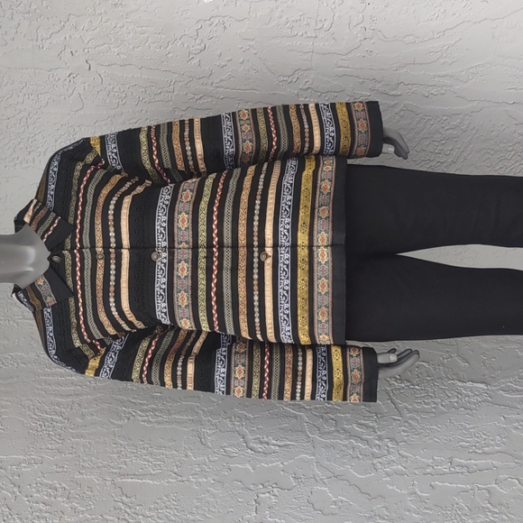 Tantrum Collection Ladies Luxury Horizontally Embroidered Jacket - Picture 4 of 17